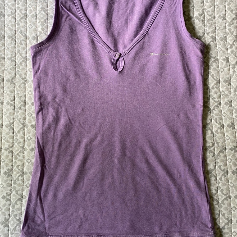Champion Tee In Lilac Color - Picture 4 of 7